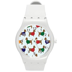 Dachshund Round Plastic Sport Watch (m) by nateshop