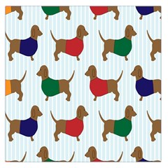 Dachshund Square Satin Scarf (36  X 36 ) by nateshop