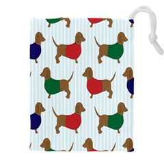 Dachshund Drawstring Pouch (4xl) by nateshop