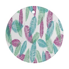 Feathers Ornament (round) by nateshop