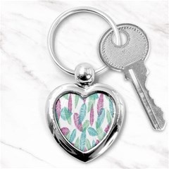 Feathers Key Chain (heart) by nateshop