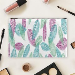 Feathers Cosmetic Bag (large) by nateshop