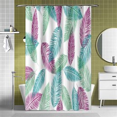 Feathers Shower Curtain 48  X 72  (small)  by nateshop