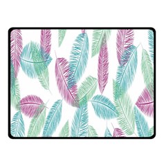 Feathers Fleece Blanket (small) by nateshop