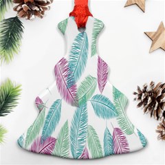 Feathers Christmas Tree Ornament (two Sides) by nateshop