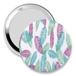 Feathers 3  Handbag Mirrors Front