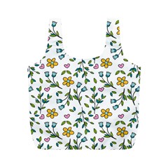 Flowers-beutiful Full Print Recycle Bag (m) by nateshop