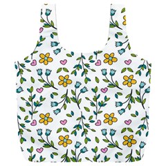 Flowers-beutiful Full Print Recycle Bag (xxxl)