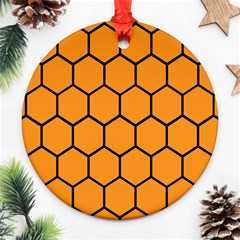 Honeycomb Ornament (round) by nateshop