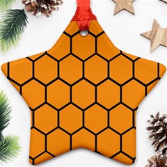 Honeycomb Star Ornament (two Sides) by nateshop