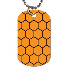 Honeycomb Dog Tag (two Sides) by nateshop