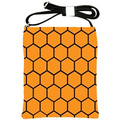 Honeycomb Shoulder Sling Bag by nateshop