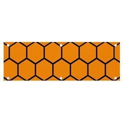 Honeycomb Banner And Sign 6  X 2  by nateshop