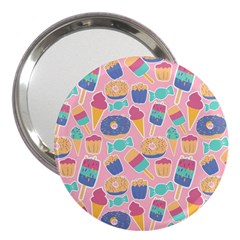 Ice-cream 3  Handbag Mirrors