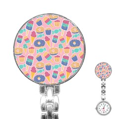 Ice-cream Stainless Steel Nurses Watch