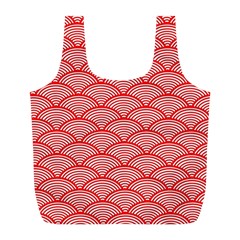 Japanese-wave Full Print Recycle Bag (l) by nateshop