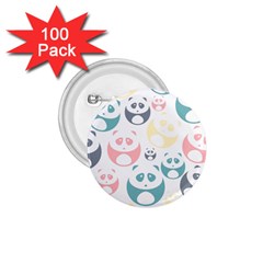 Pandas-panda 1 75  Buttons (100 Pack)  by nateshop