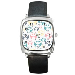 Pandas-panda Square Metal Watch by nateshop