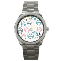 Pandas-panda Sport Metal Watch by nateshop