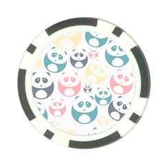 Pandas-panda Poker Chip Card Guard (10 Pack) by nateshop