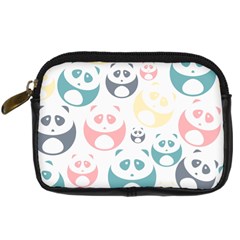 Pandas-panda Digital Camera Leather Case by nateshop