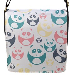 Pandas-panda Flap Closure Messenger Bag (s) by nateshop