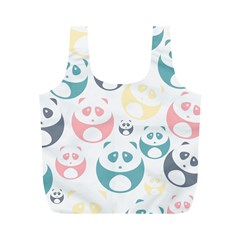 Pandas-panda Full Print Recycle Bag (m) by nateshop