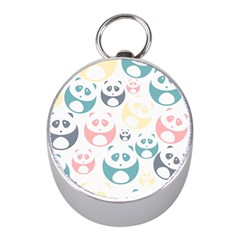 Pandas-panda Mini Silver Compasses by nateshop