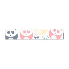 Pandas-panda Flano Scarf (mini) by nateshop