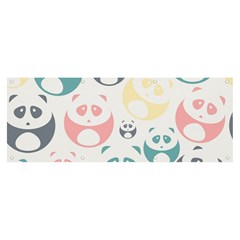 Pandas-panda Banner And Sign 8  X 3 