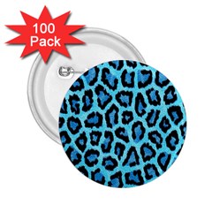 Paper-blue-tiger 2 25  Buttons (100 Pack)  by nateshop