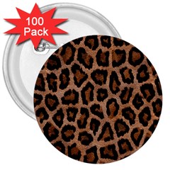 Paper-dark-tiger 3  Buttons (100 Pack) 