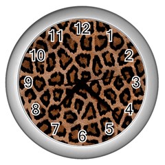 Paper-dark-tiger Wall Clock (silver) by nateshop