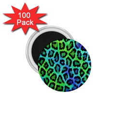 Paper-green-tiger 1 75  Magnets (100 Pack)  by nateshop