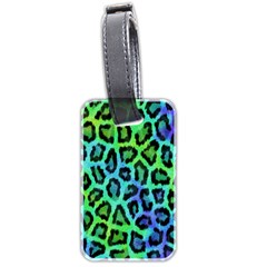 Paper-green-tiger Luggage Tag (two Sides) by nateshop