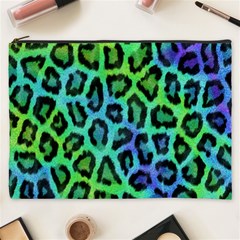 Paper-green-tiger Cosmetic Bag (xxxl) by nateshop