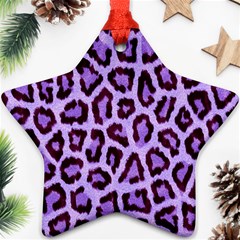 Paper-purple-tiger Ornament (star) by nateshop