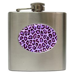 Paper-purple-tiger Hip Flask (6 Oz) by nateshop