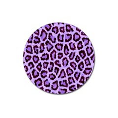 Paper-purple-tiger Magnet 3  (round) by nateshop