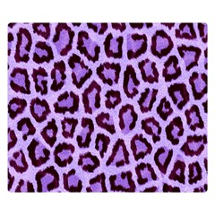 Paper-purple-tiger Double Sided Flano Blanket (small)  by nateshop