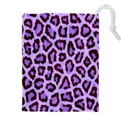 Paper-purple-tiger Drawstring Pouch (5xl) by nateshop