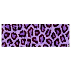 Paper-purple-tiger Banner And Sign 12  X 4 