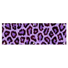 Paper-purple-tiger Banner And Sign 6  X 2 