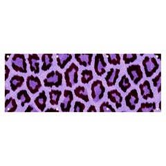 Paper-purple-tiger Banner And Sign 8  X 3 