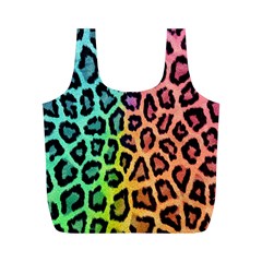 Paper-ranbow-tiger Full Print Recycle Bag (m) by nateshop