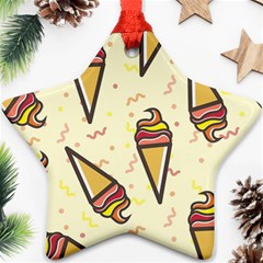 Pattern-ice Ornament (star) by nateshop