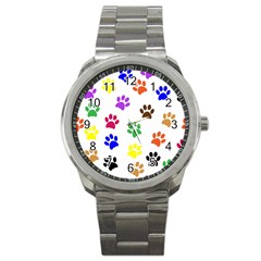 Pawprints Sport Metal Watch