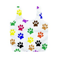 Pawprints Full Print Recycle Bag (M)