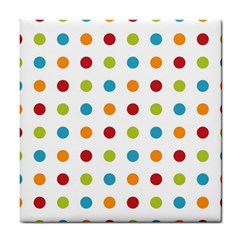 Polka-dots Tile Coaster