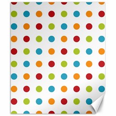 Polka-dots Canvas 20  X 24  by nateshop